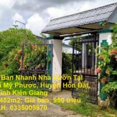 CHÍNH CHỦ Bán Nhanh Nhà Vườn Tại Phước Tần, Xã Mỹ Phước, Huyện Hòn Đất, Tỉnh Kiên Giang